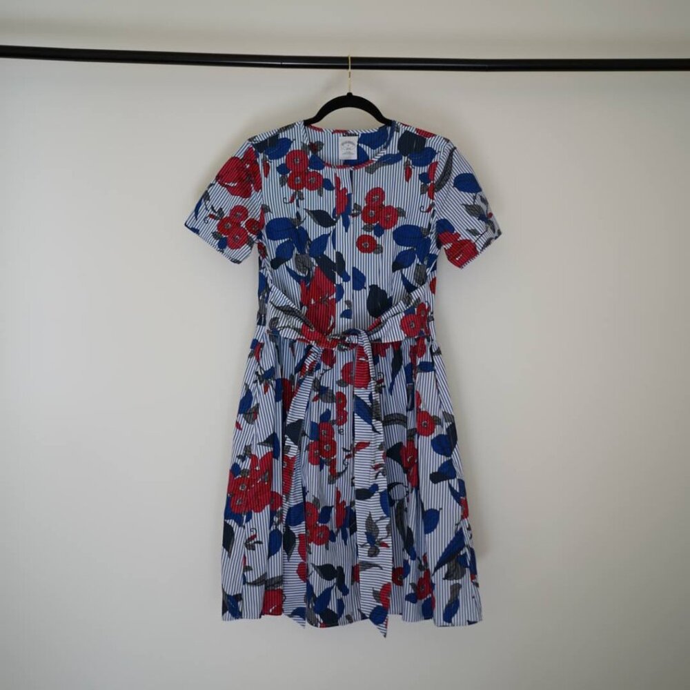 Brooks Brothers | Bold Floral Midi Dress